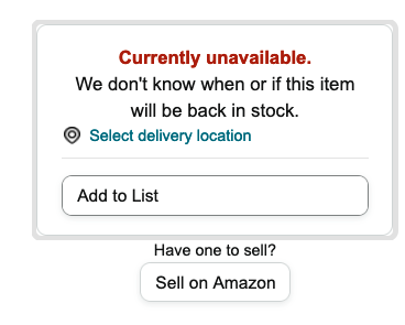 This item is unavailable 